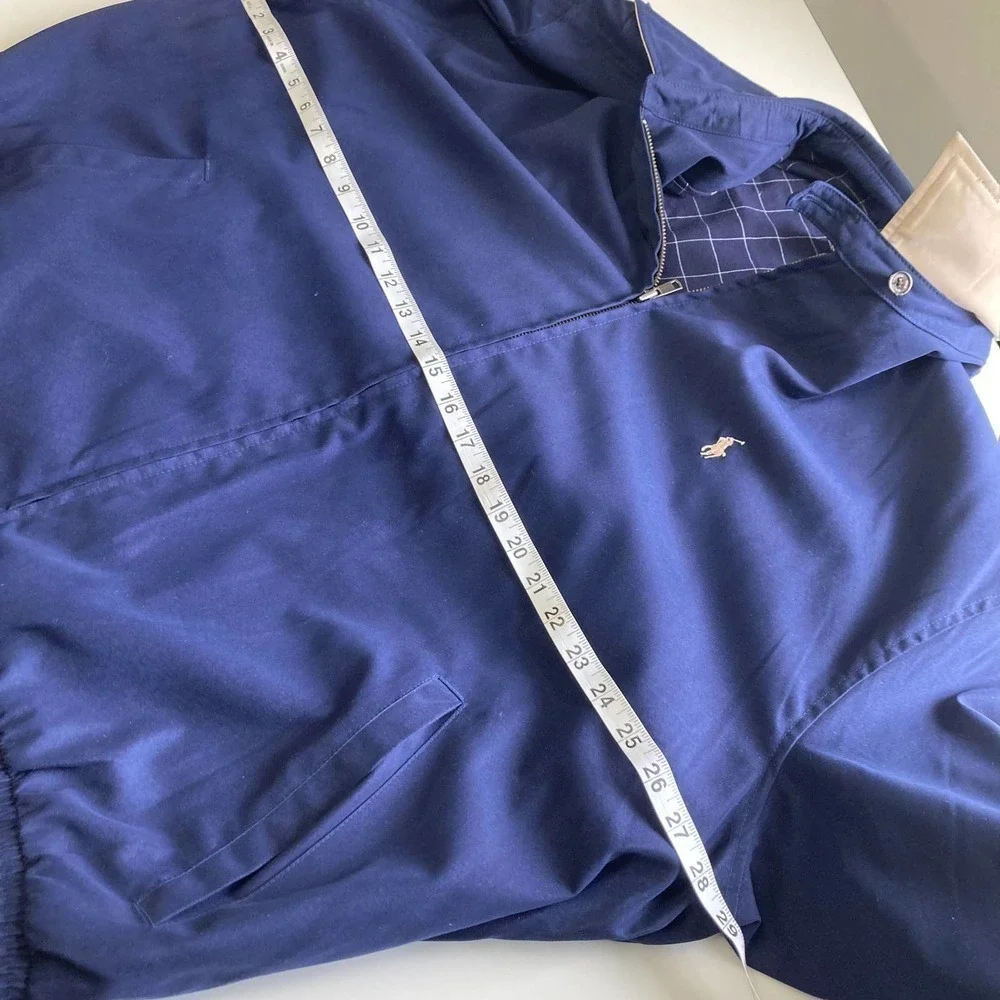 Polo Ralph Lauren zip bomber jacket blue
